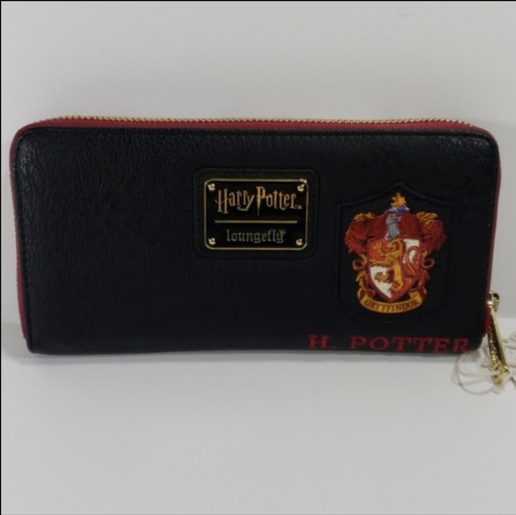 LOUNGEFLY HARRY POTTER GRYFFINDOR UNIFORM WALLET - Picture 3 of 8